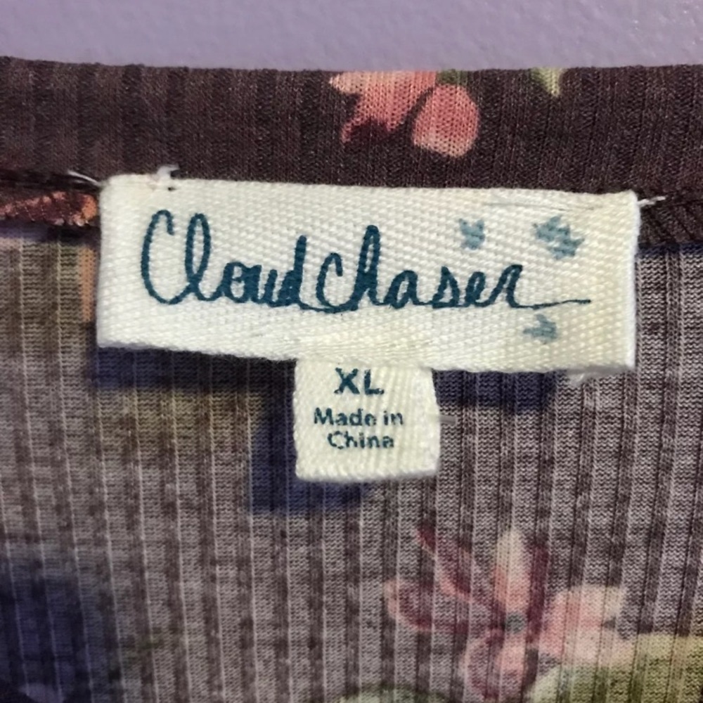 Cloud Chaser Mauve Floral Shirt